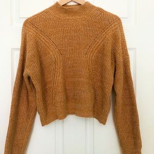 PacSun Kendall & Kylie Mustard Turtleneck Sweater